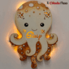Lampada personalizzata a forma di polpo