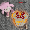 Lampada Minnie personalizzata con nome