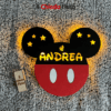 Lampada Topolino personalizzata con nome