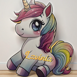 lampada unicorno personalizzata con nome