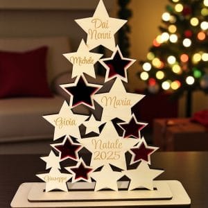Albero di natale personalizzato con nomi
