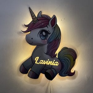 lampada unicorno