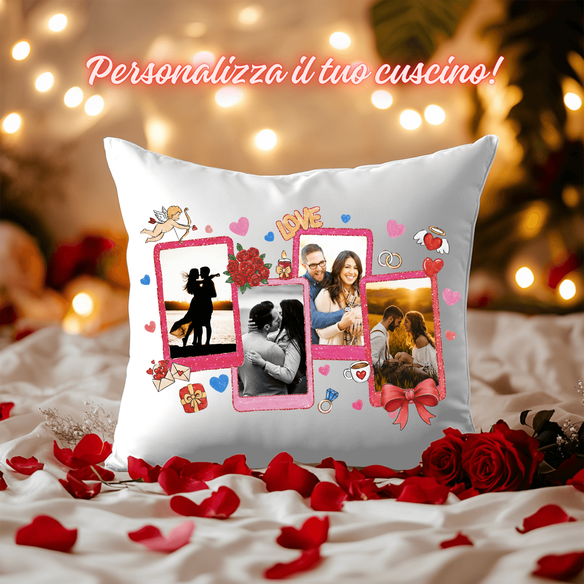 Cuscino con foto personalizzata