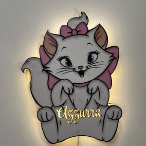 Lampada Minou personalizzata con nome