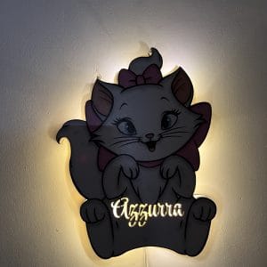 Lampada Minou personalizzata con nome